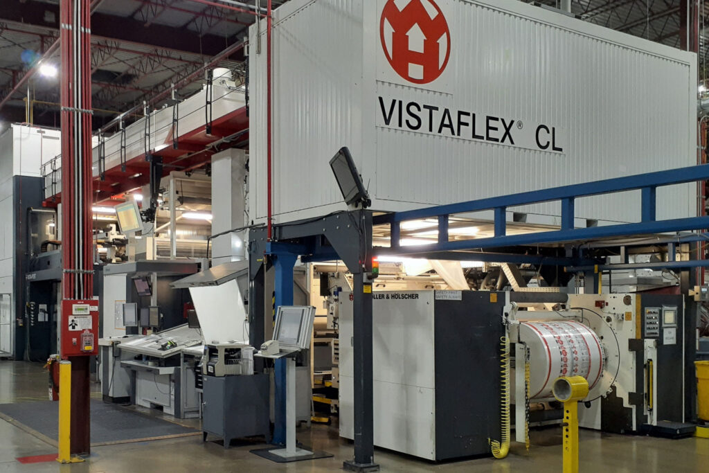 ABX Flexographic Printing Capabilities for Packaging Rely on Windmoeller & Hoelscher wide web presses like this one
